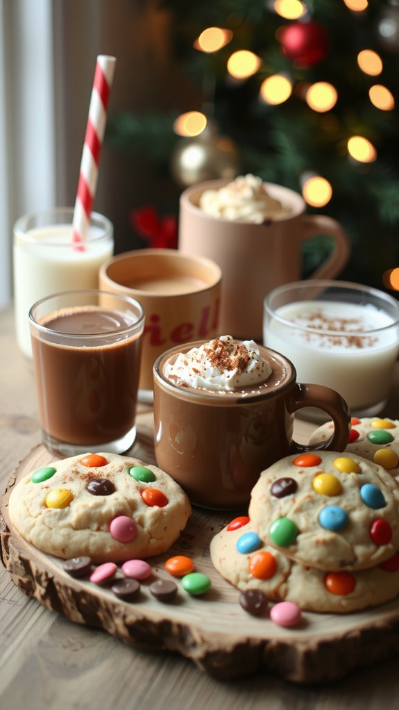 festive cookie drink pairings