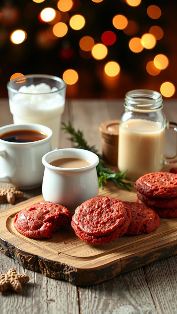 festive cookie drink pairings