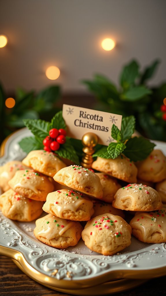 festive cookie platter presentation