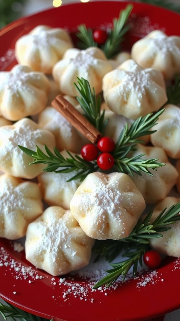 festive cookie platter presentation