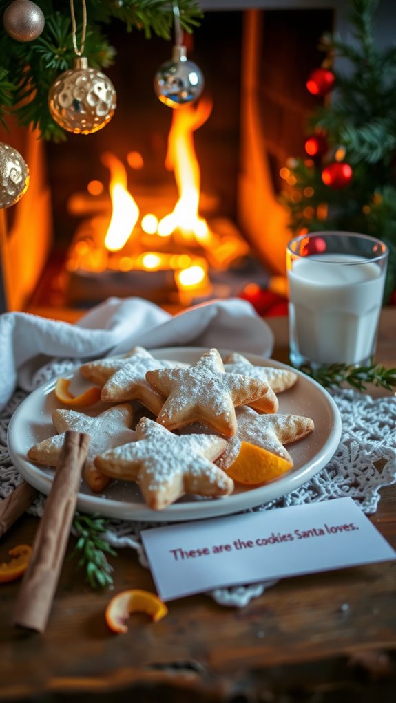 festive orange almond cookies