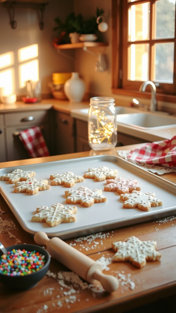 festive snowflake cookie recipe