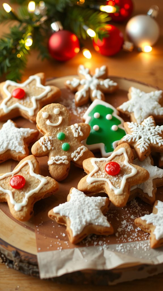 gingerbread cookies with icing