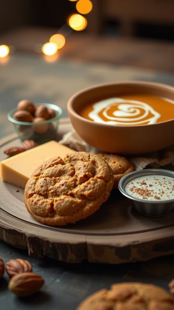 gingersnap cookie pairing ideas