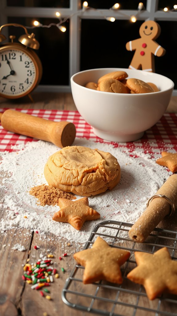 gingersnap cookies for christmas