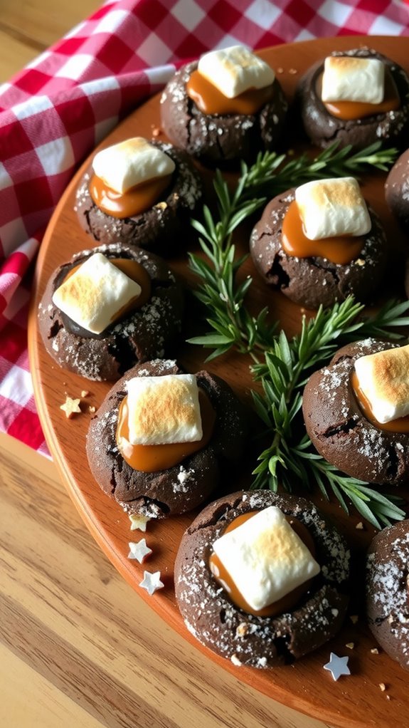 holiday chocolate cookie treats