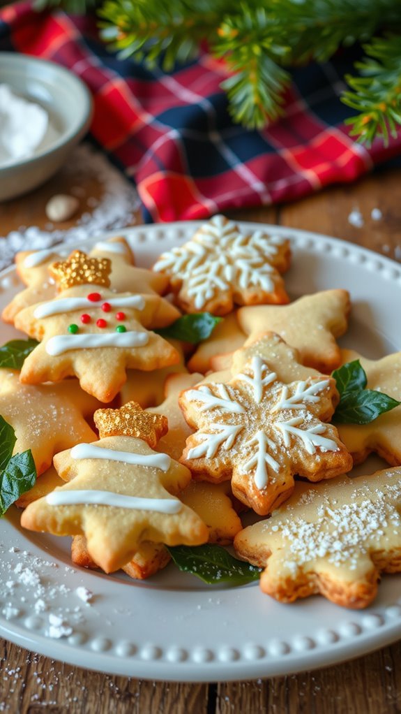 melt in your mouth christmas shortbread
