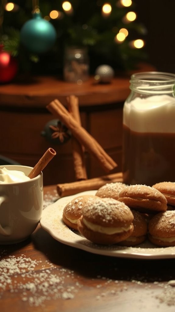 molasses cream pie cookies