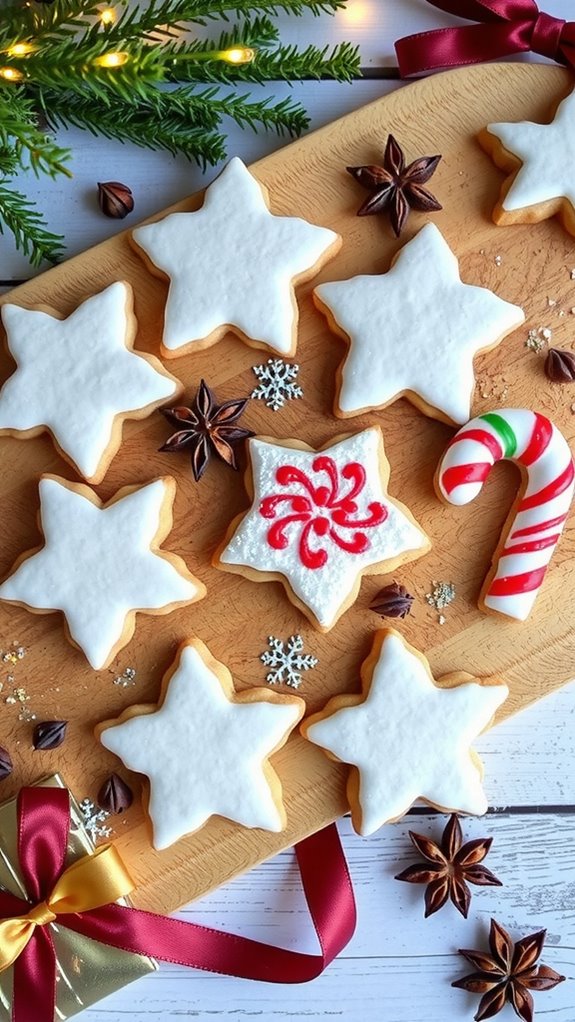 nutmeg flavored holiday cookies