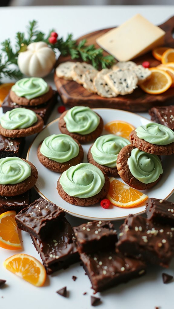 pair cookies with desserts