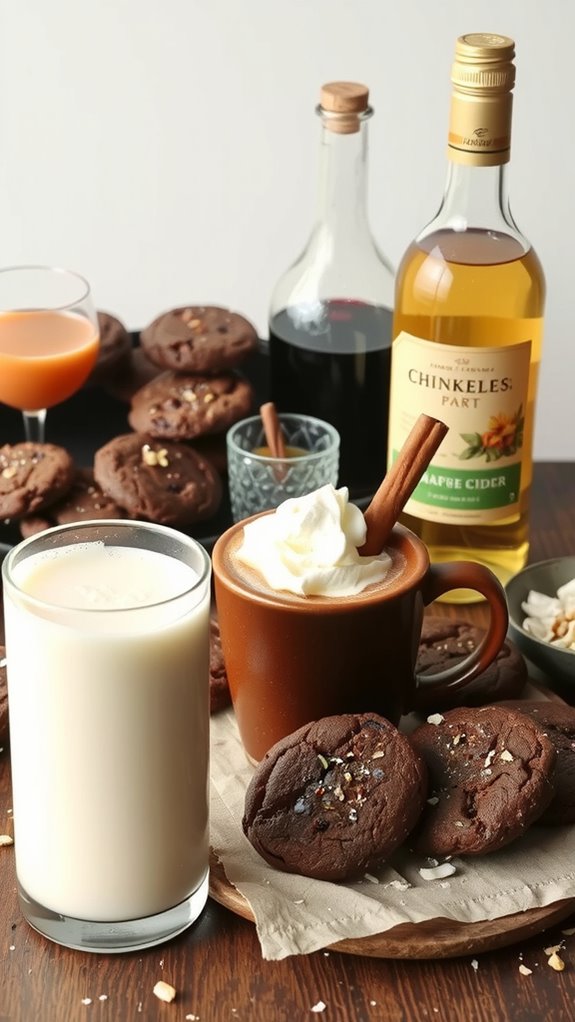 pairing drinks with cookies