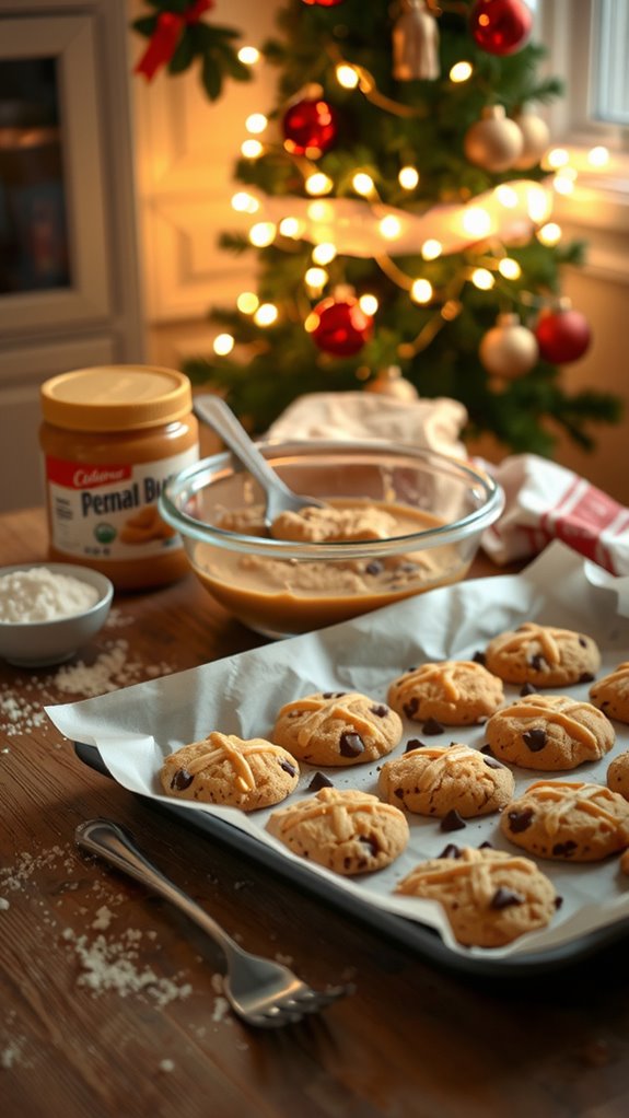 peanut butter christmas cookies
