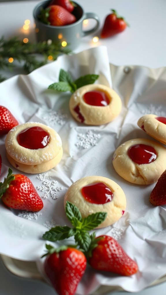 plating thumbprint cookies elegantly plating thumbprint cookies elegantly