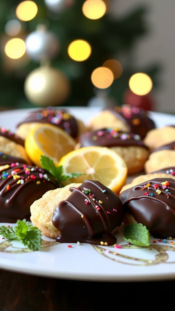 visually stunning cookie presentation