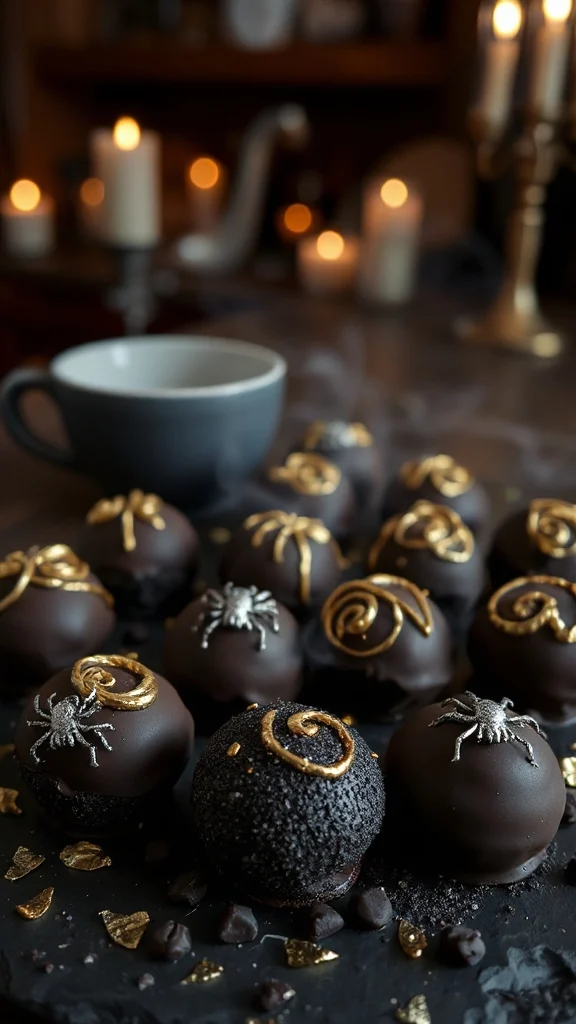 spooky chocolate truffles recipe spooky chocolate truffles recipe