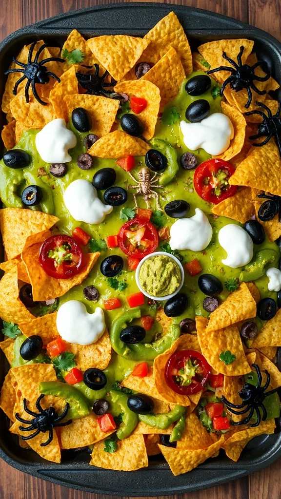 gory halloween themed nacho recipe gory halloween themed nacho recipe