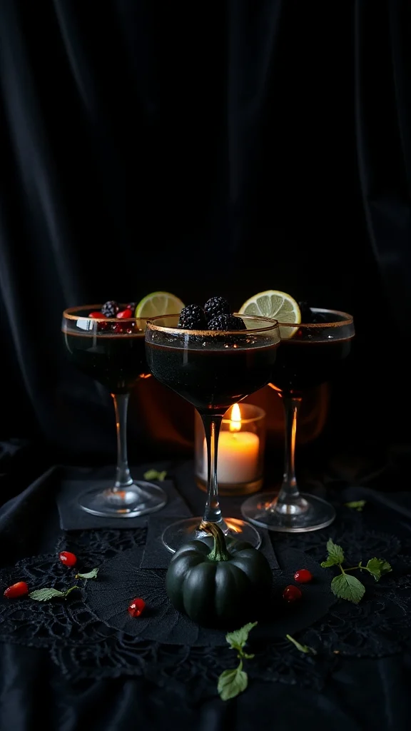 halloween inspired stout cocktail
