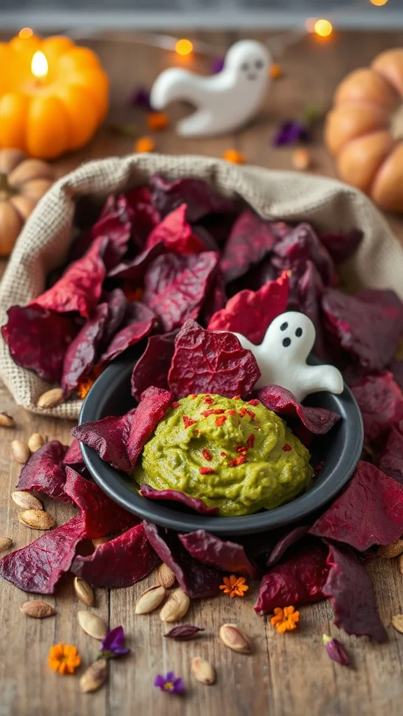 vibrant crunchy vegan snack