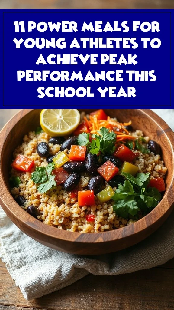 11 Power Meals for Young Athletes to Achieve Peak Performance This School Year