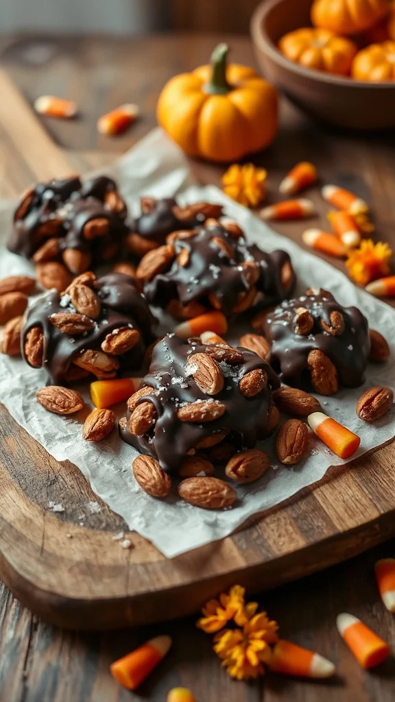 chocolate covered almond snacks