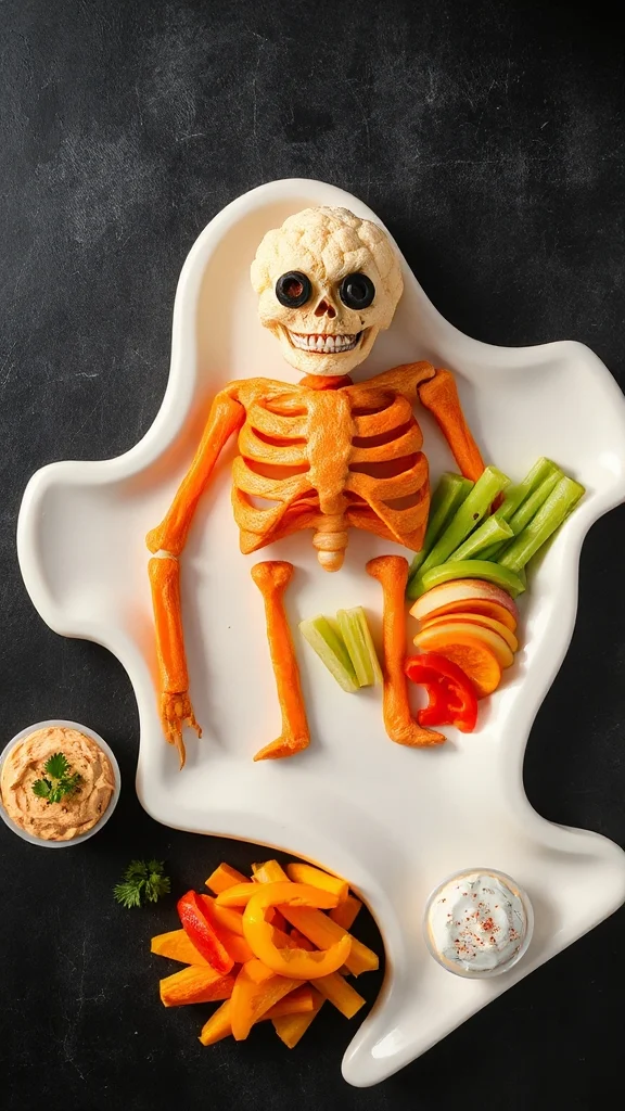 fun halloween veggie snack