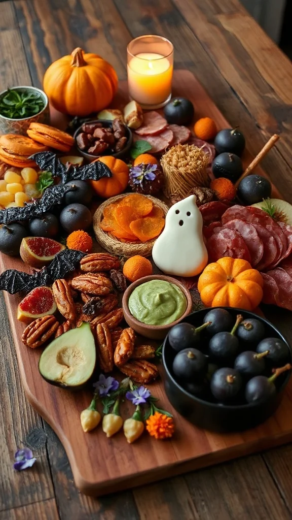 spooky sweet dessert board