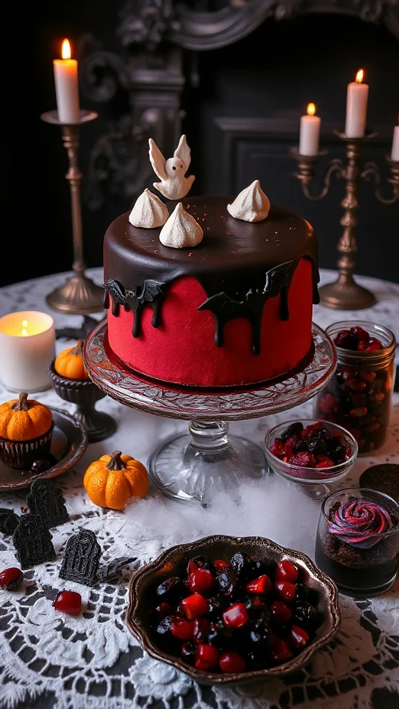 hauntingly beautiful halloween dessert