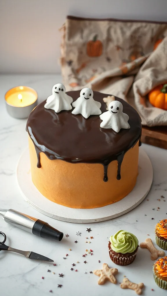 ghostly chocolate frosting recipe