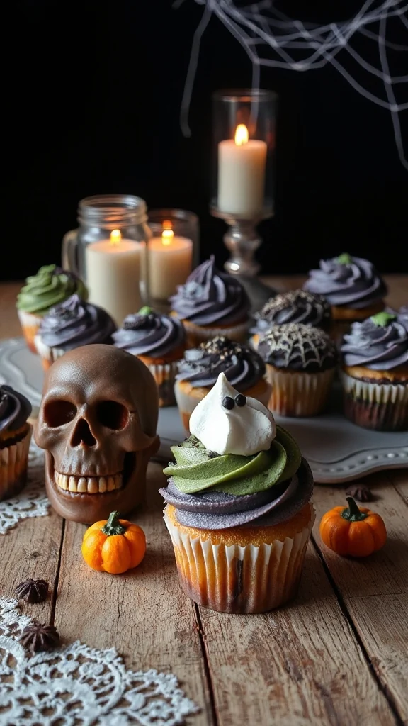 spooky ghost themed cupcakes recipe