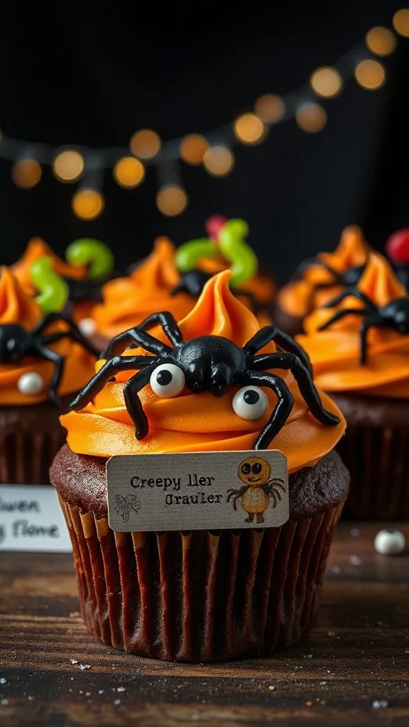 creepy crawly halloween cupcakes creepy crawly halloween cupcakes