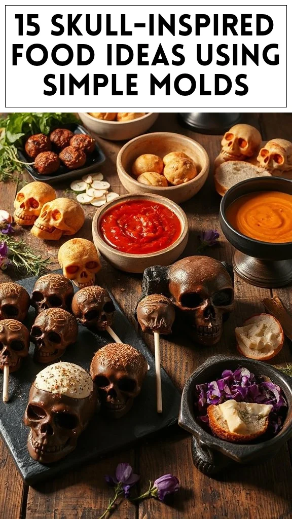15 Skull-Inspired Food Ideas Using Simple Molds