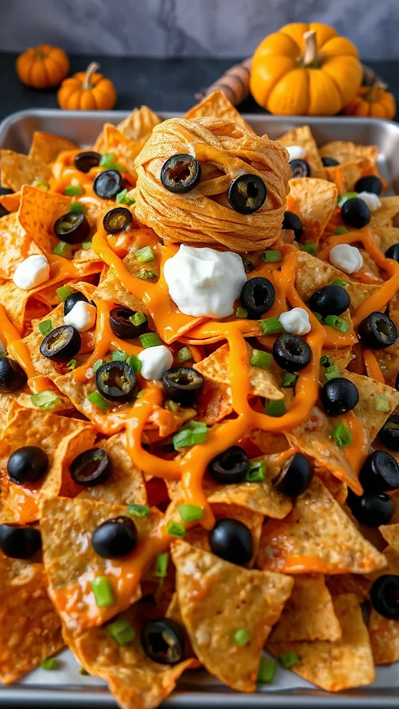 ghostly cheese halloween nachos ghostly cheese halloween nachos