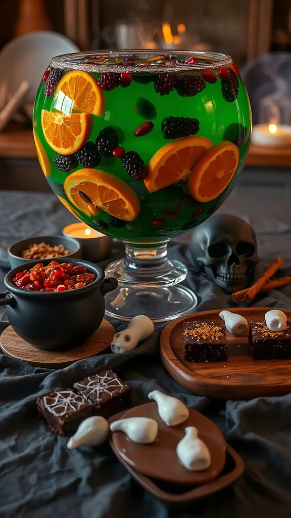 festive halloween punch recipe