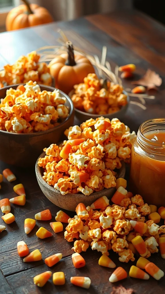 air fryer candy corn popcorn
