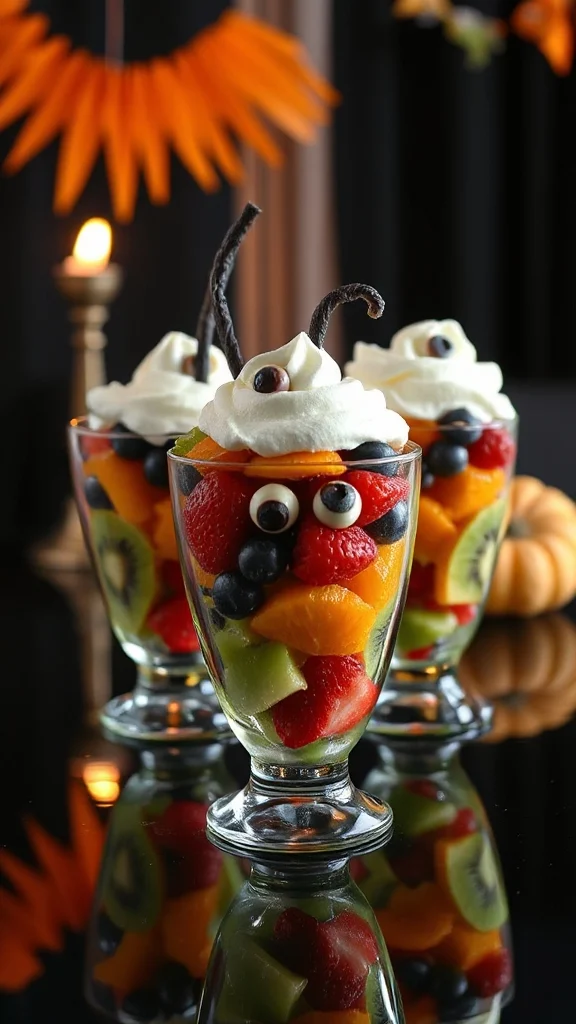 whimsical halloween fruit cups whimsical halloween fruit cups