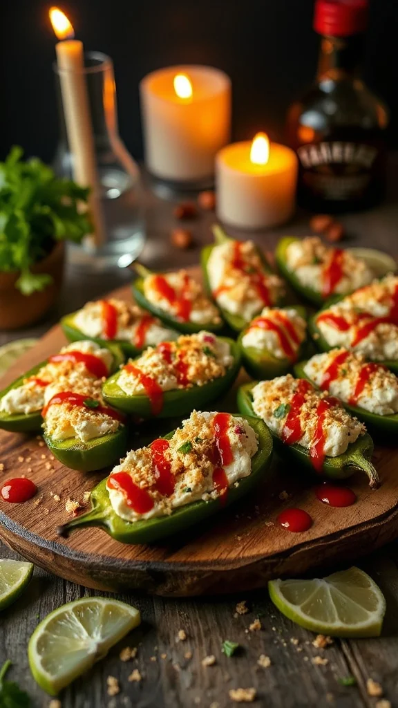 spicy cheesy bacon delights