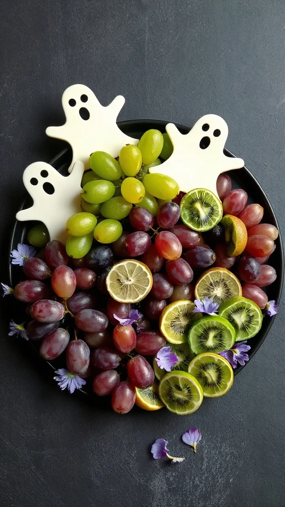 halloween fruit display delight