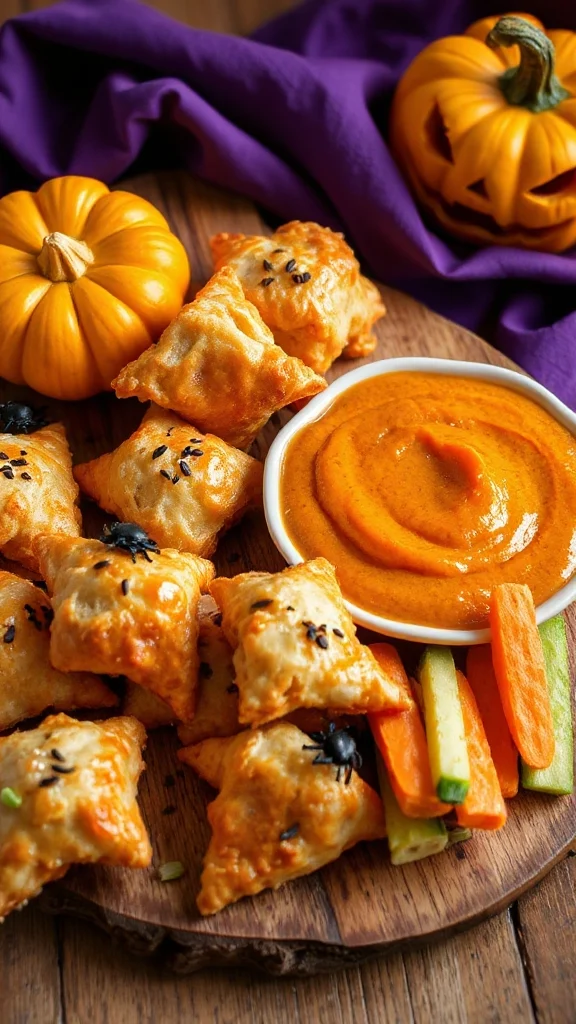 flaky vegan pumpkin pastries