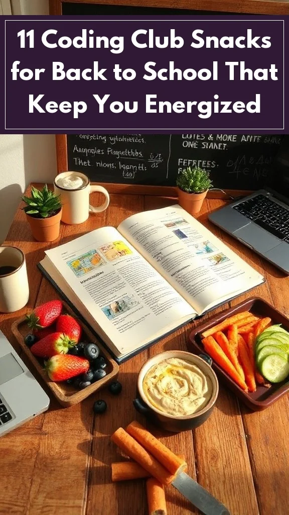 11 Coding Club Snacks for Back to School That Keep You Energized