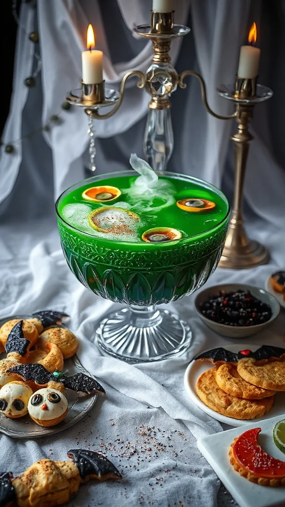 festive fruity halloween punch