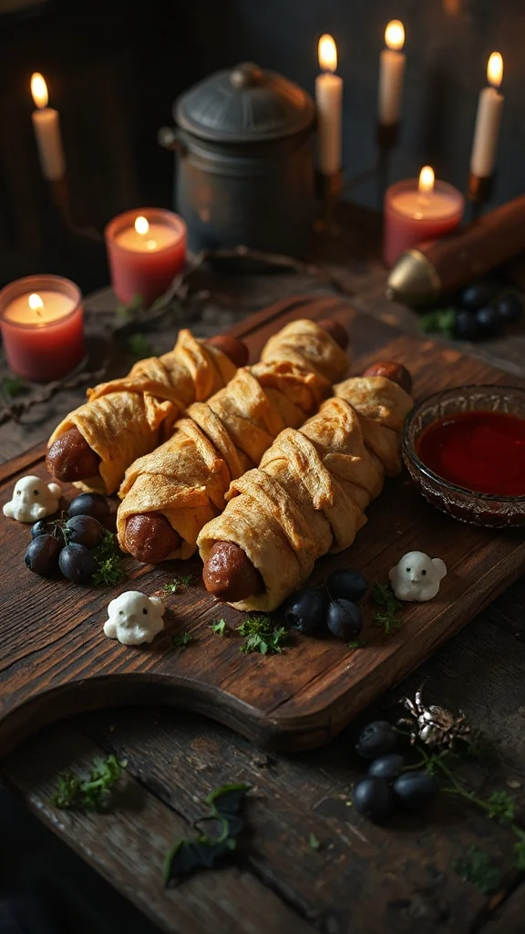 mummy hot dogs recipe
