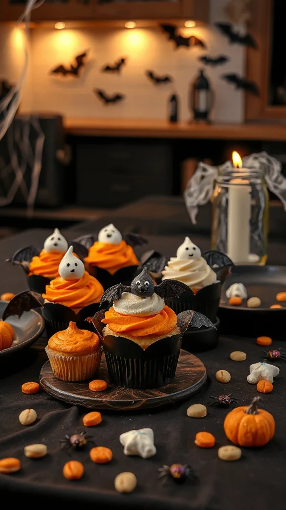 halloween themed cupcake decorations