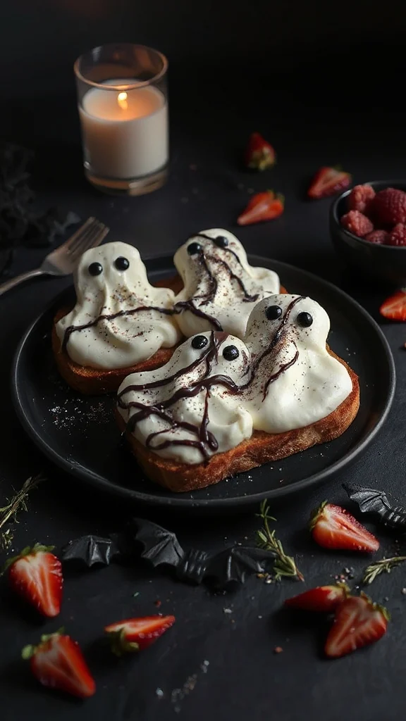spook tacular ghostly toast treat