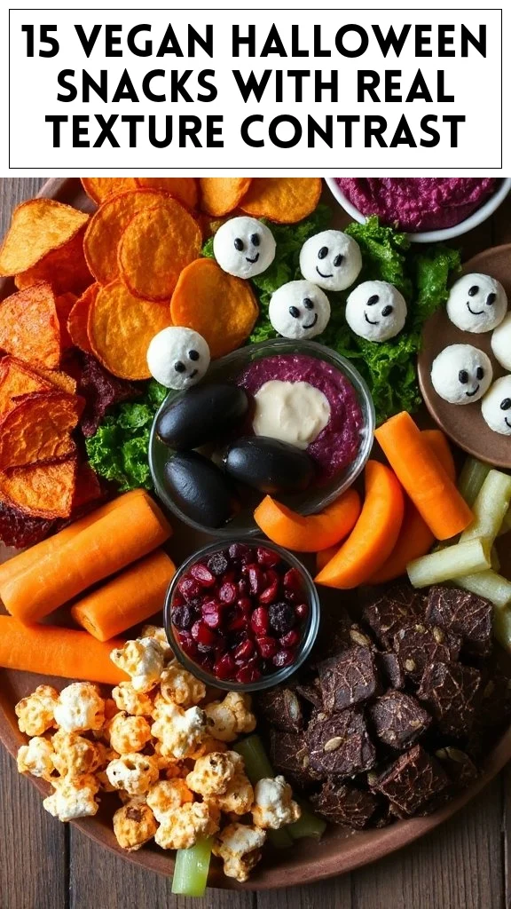 15 Vegan Halloween Snacks With Real Texture Contrast