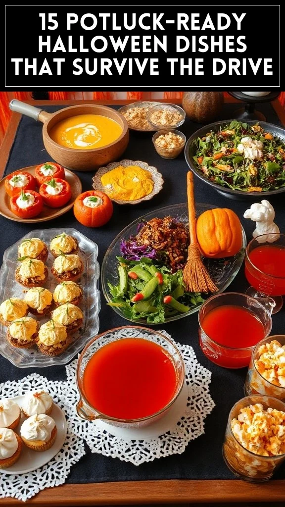 15 Potluck-Ready Halloween Dishes That Survive The Drive