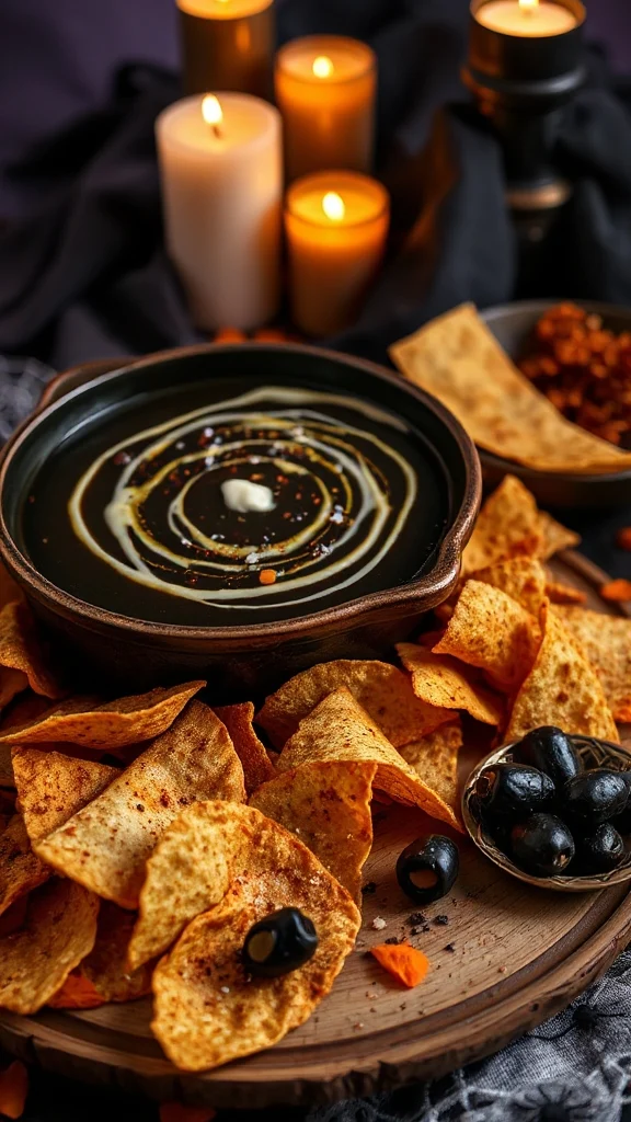 hearty halloween black bean