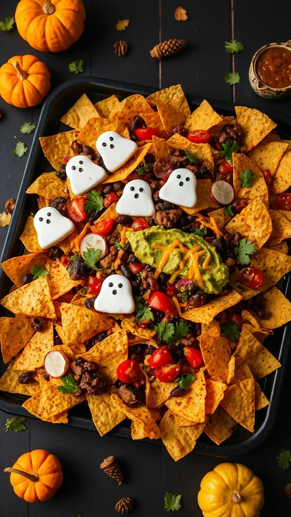spooky pumpkin nacho recipe spooky pumpkin nacho recipe