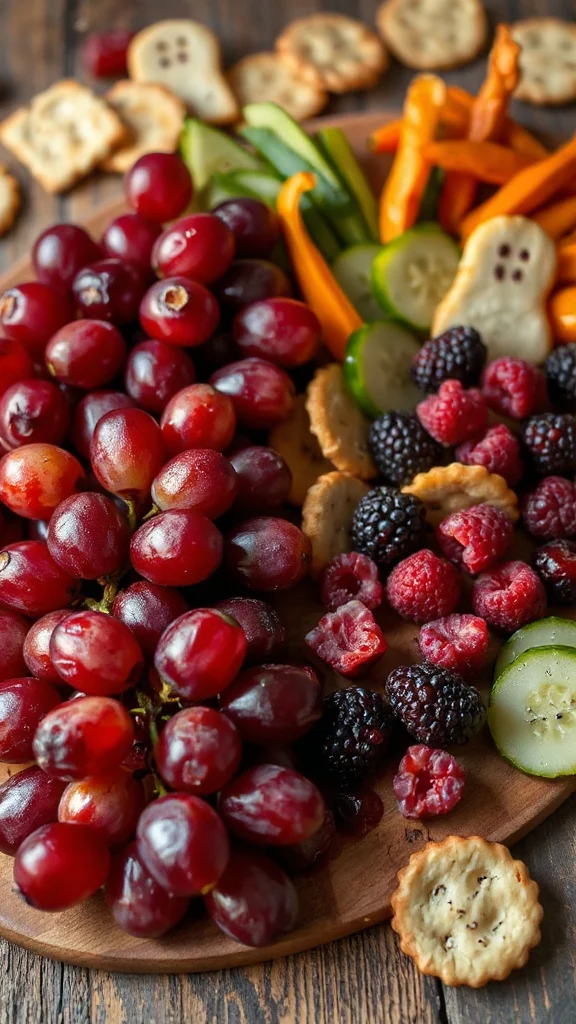 gory halloween fruit treats