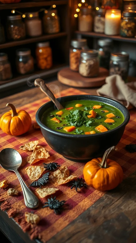 hearty halloween vegetable soup