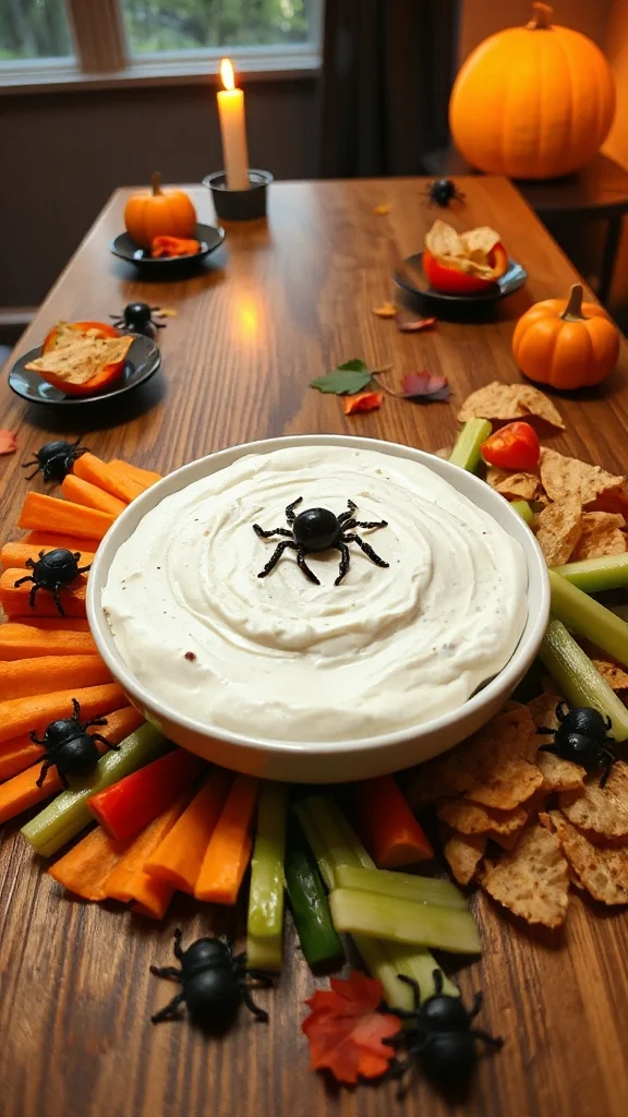 festive halloween layered dip festive halloween layered dip